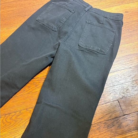 Old Navy Women’s Black Extra High Rise 360 Stretch Trouser Flare Jeans Size 6 - Picture 10 of 14